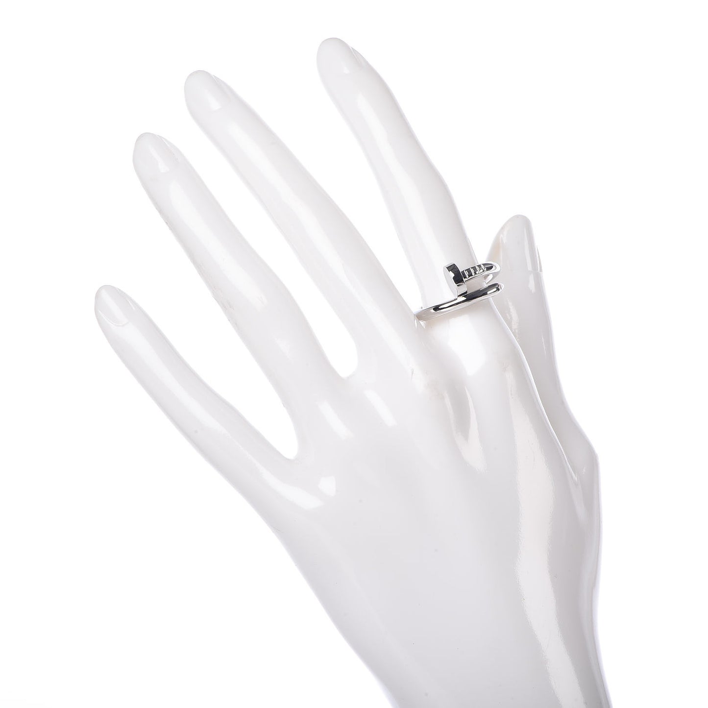 18K White Gold Juste Un Clou Ring 54 6.75