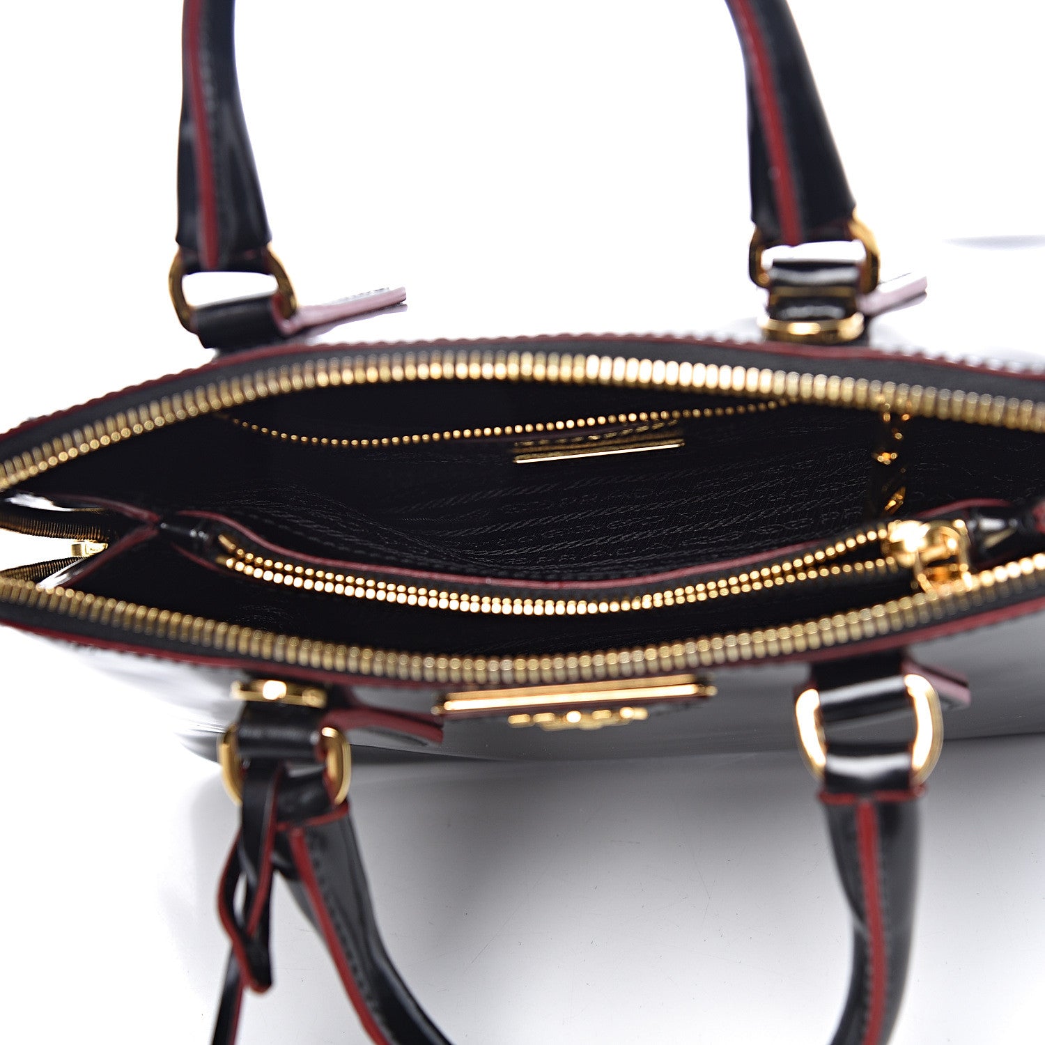 Prada Spazzolato Mini Promenade Tote Black 5 of 9