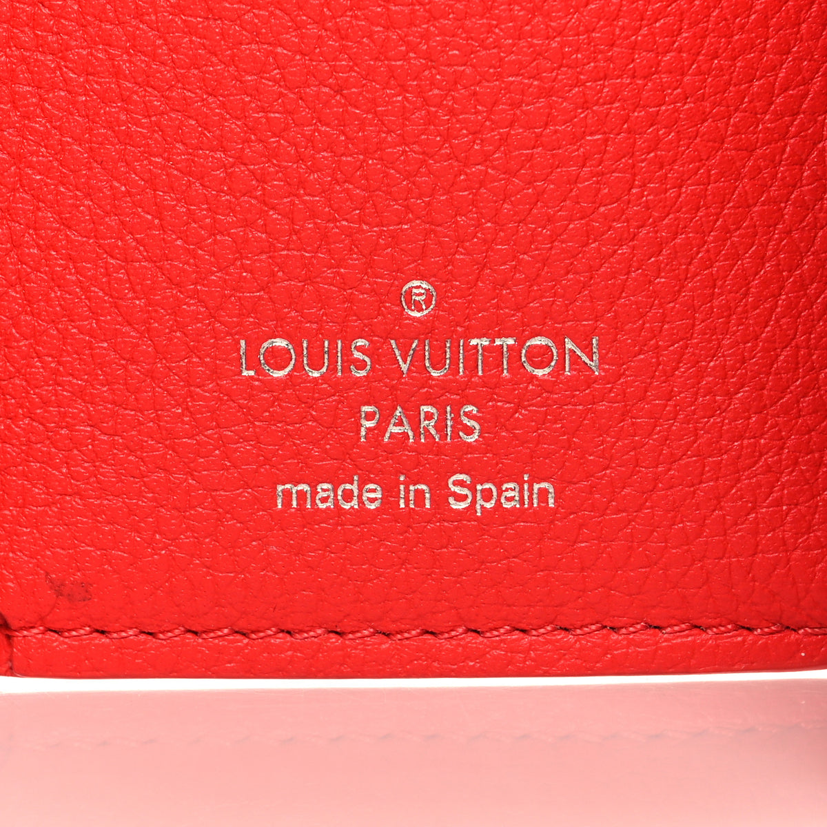 Calfskin Lockmini Wallet Kabuki