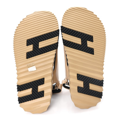 Hermes Lambskin Junior Womens Sandals 38 Beige Albinos 6 of 10