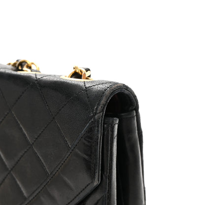 Chanel Lambskin Quilted Paris Medium Single Flap Black 15 of 19
