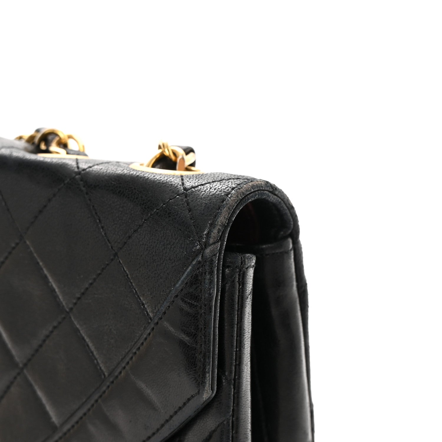 Chanel Lambskin Quilted Paris Medium Single Flap Black 15 of 19