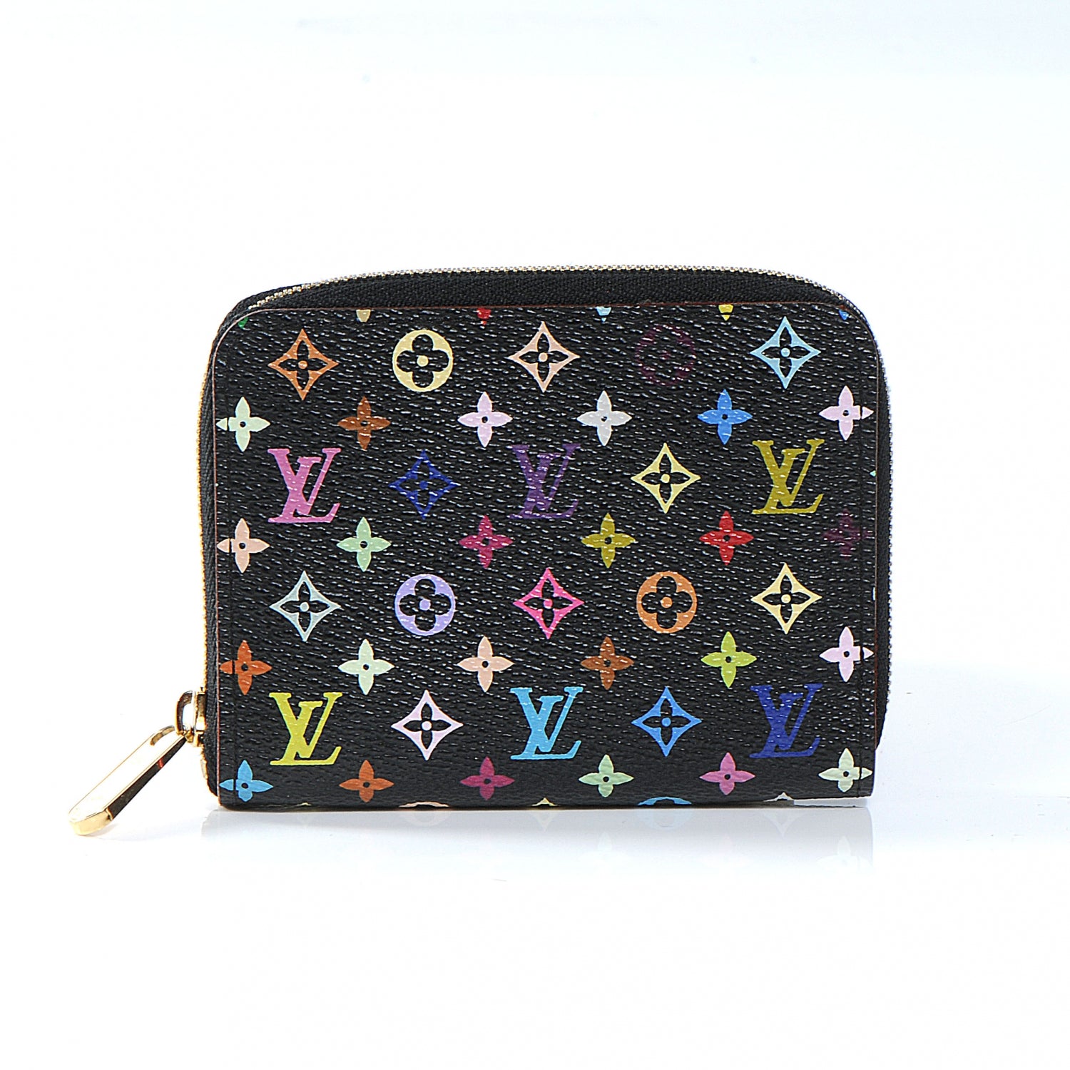 Louis Vuitton Monogram Multicolor Zippy Coin Purse Black 1 of 8