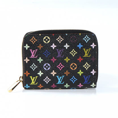 Louis Vuitton Monogram Multicolor Zippy Coin Purse Black 1 of 8