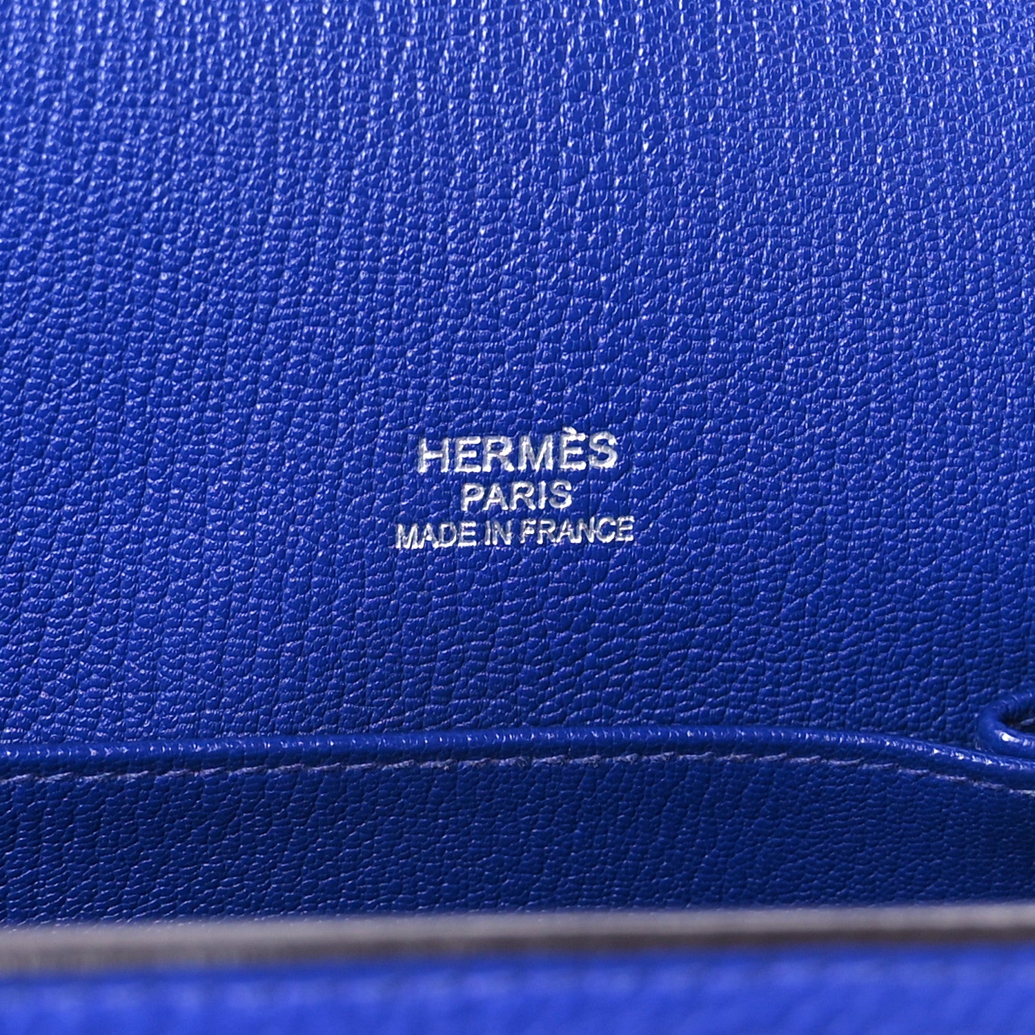 Hermes Taurillon Clemence Jypsiere 34 Bleu Electrique 6 of 11