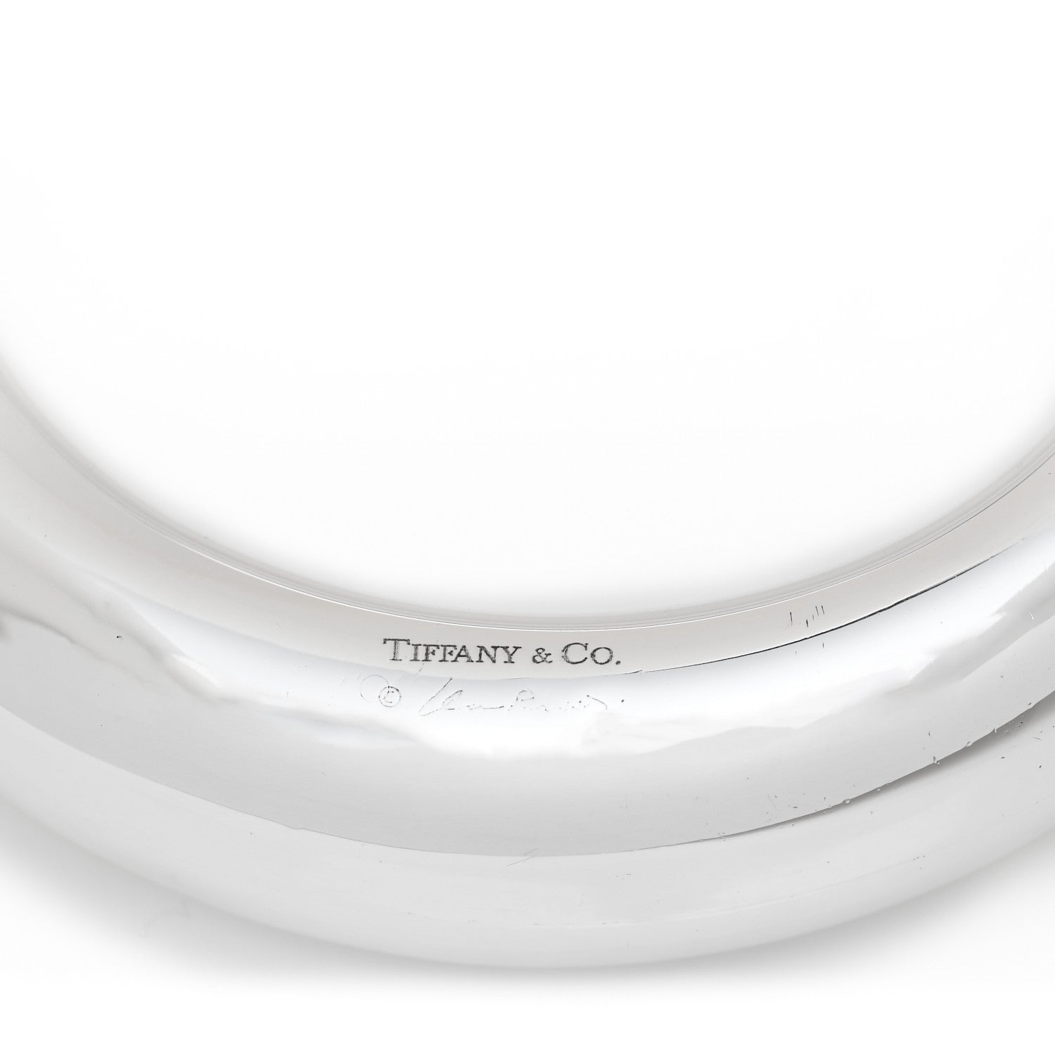 Tiffany Sterling Silver Elsa Peretti Doughnut Bangle Bracelet 4 of 4