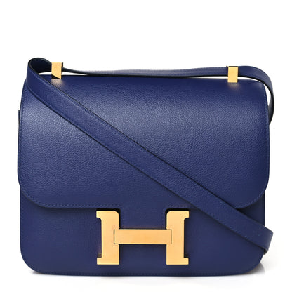 Hermes Evercolor Constance 24 Bleu Encre 1 of 9