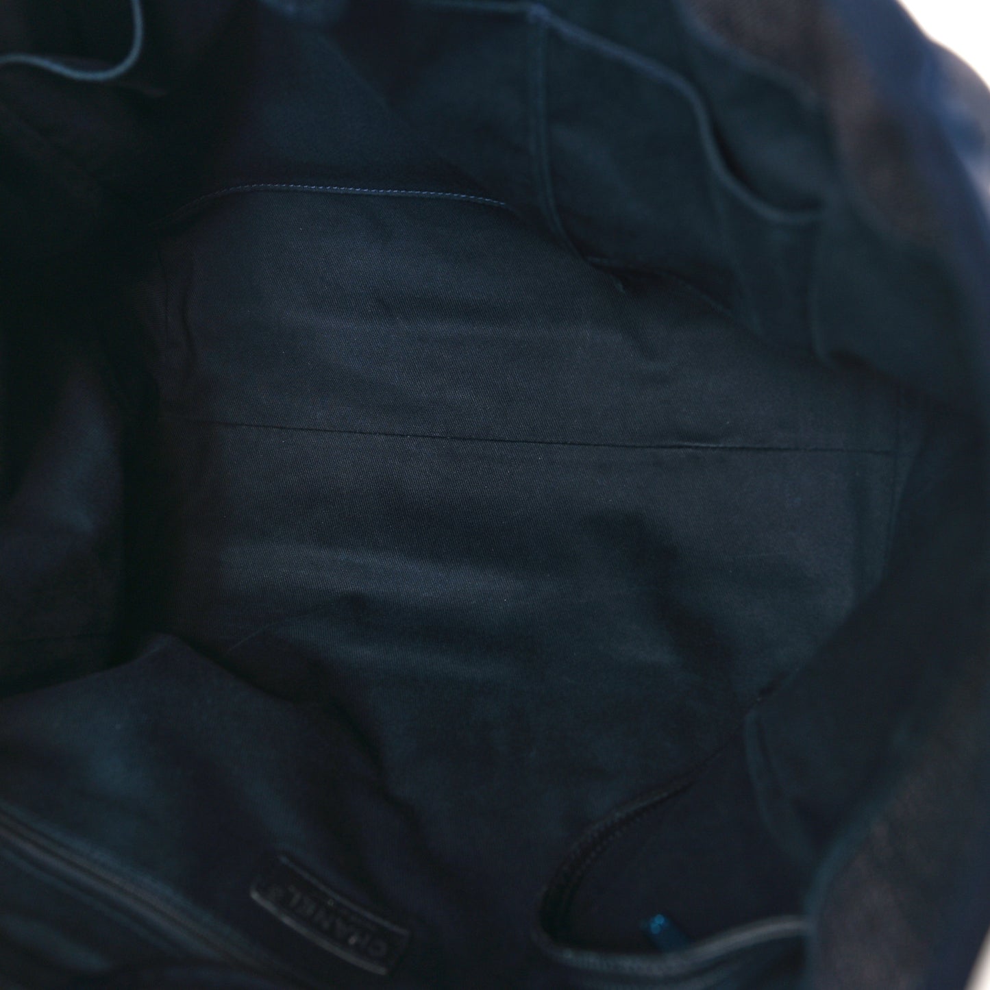 Denim Large Deauville Tote Dark Blue