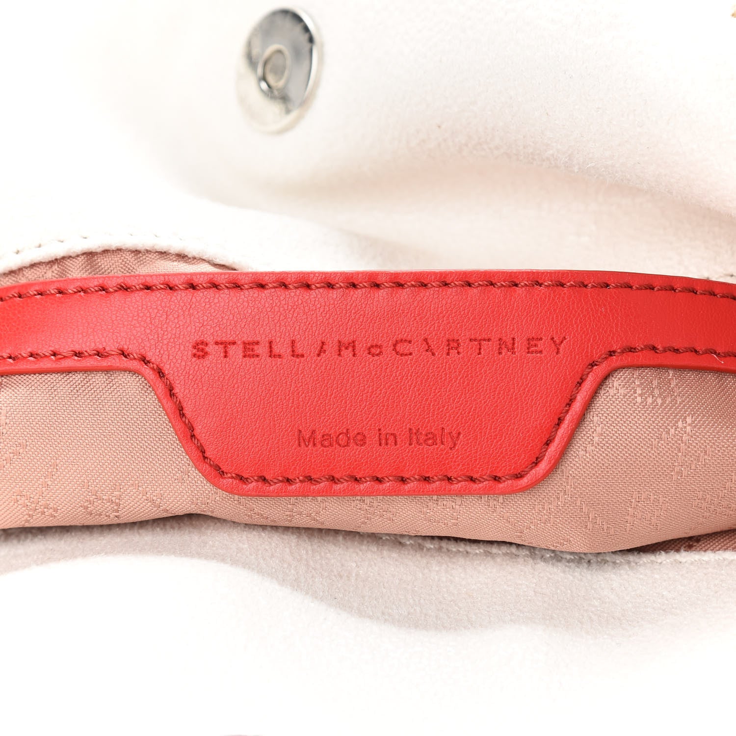 Stella McCartney Shaggy Deer Embroidered Ed Curtis Falabella Mini Tote Chalk 7 of 11