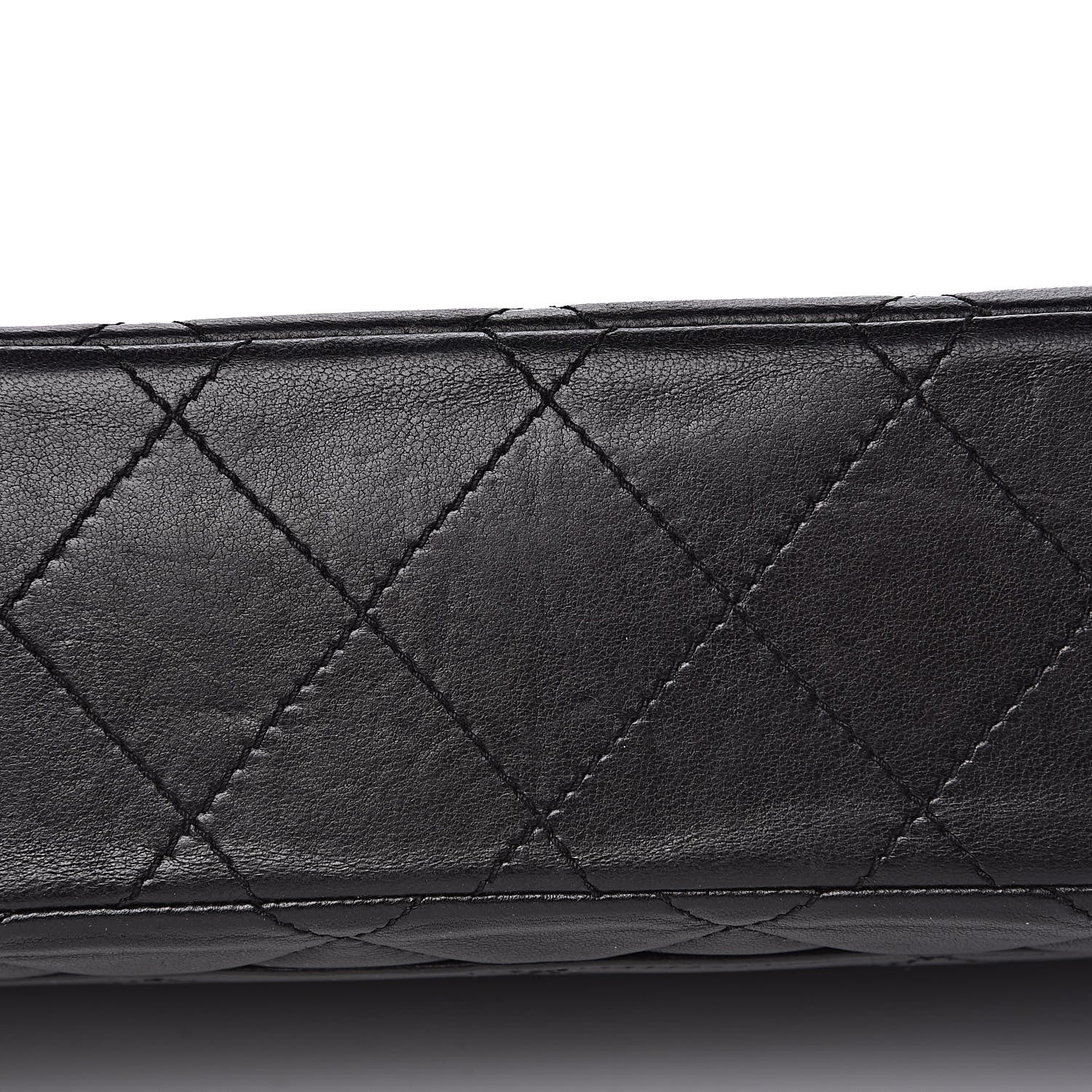Chanel Lambskin Quilted Medium Double Flap Black 14 of 17