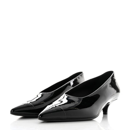 Chanel Patent Pumps 39.5 Black 3 of 9