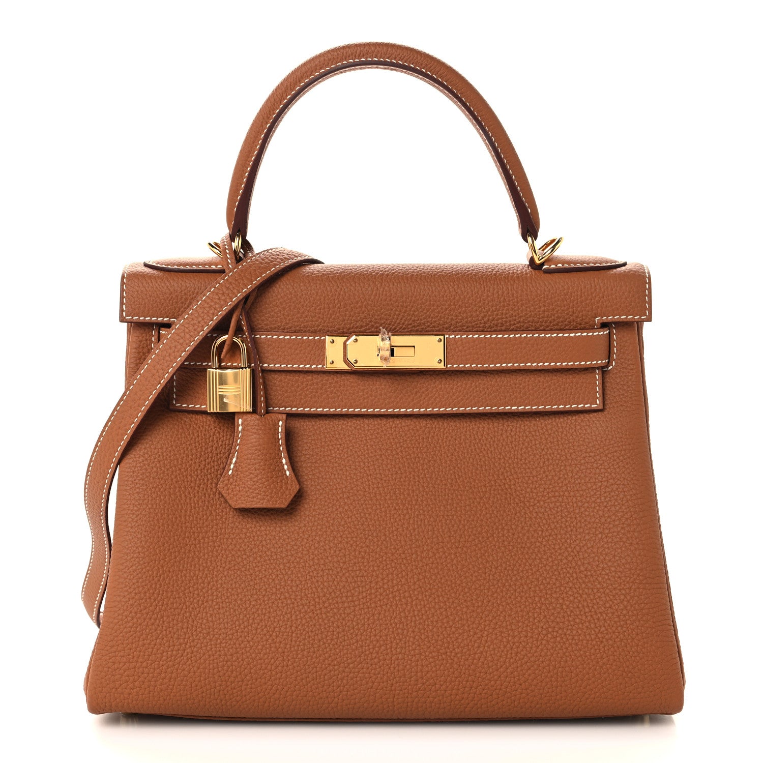 Hermes Togo Kelly Retourne 28 Gold