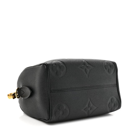 Louis Vuitton Empreinte Monogram Giant Speedy Bandouliere 20 Black 4 of 11