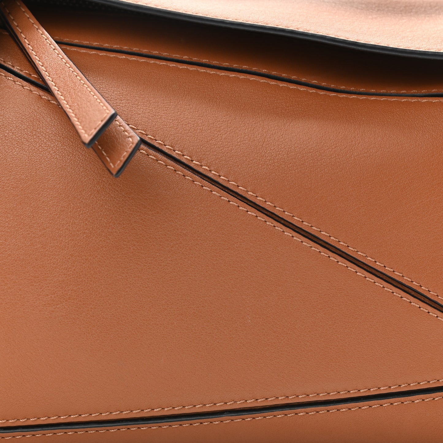Calfskin Small Puzzle Bag Tan