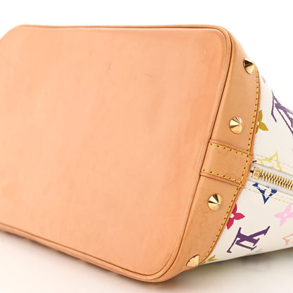 Louis Vuitton Monogram Multicolor Alma White 10 of 17