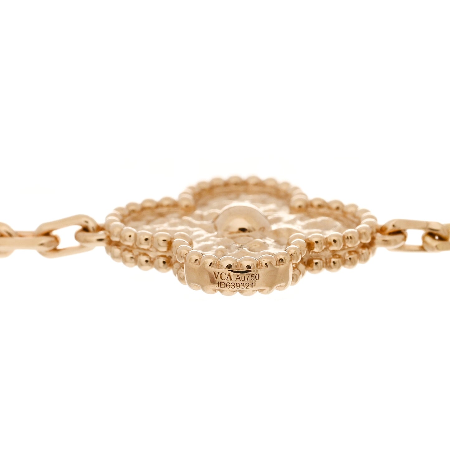 18K Yellow Gold 5 Motifs Vintage Alhambra Bracelet