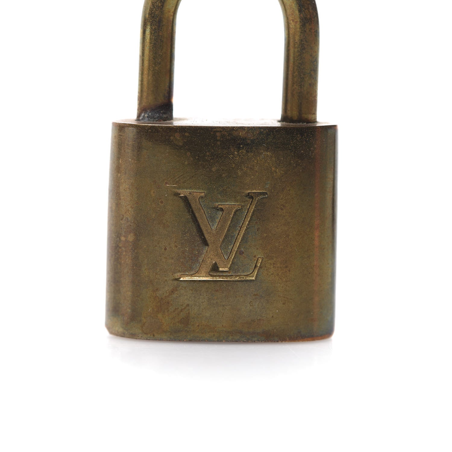 Louis Vuitton Brass Lock and 2 Keys Set #312 5 of 6