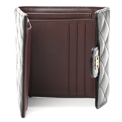 Chanel Caviar Quilted Compact Flap Wallet Black 5 of 9