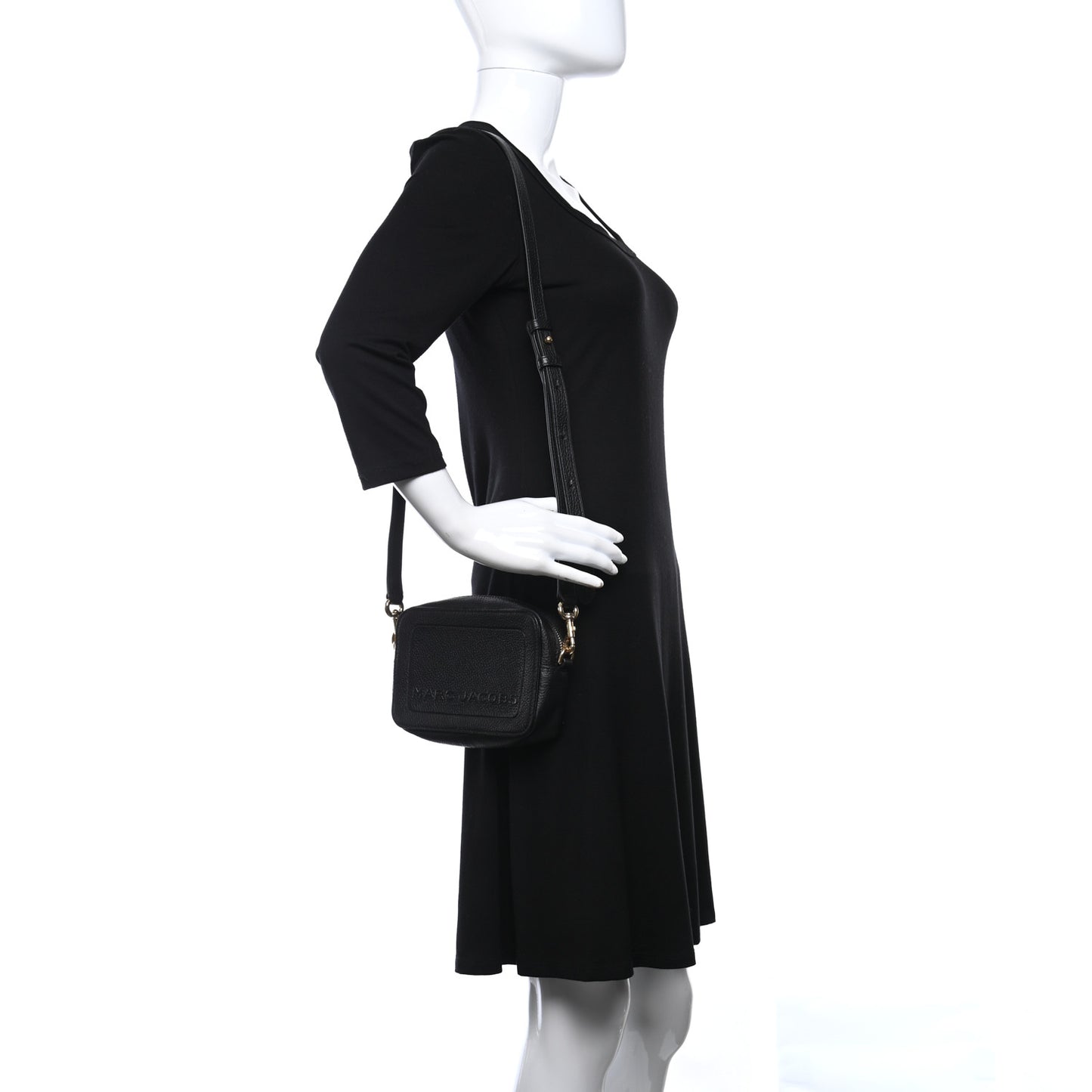 Calfskin Box Camera Bag Black