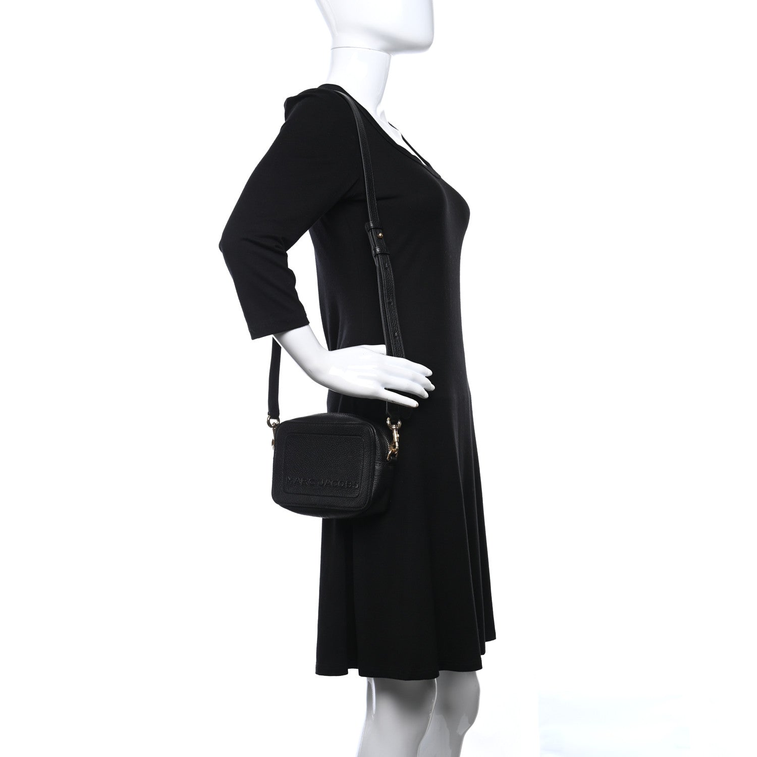Marc Jacobs Calfskin Box Camera Bag Black 2 of 9