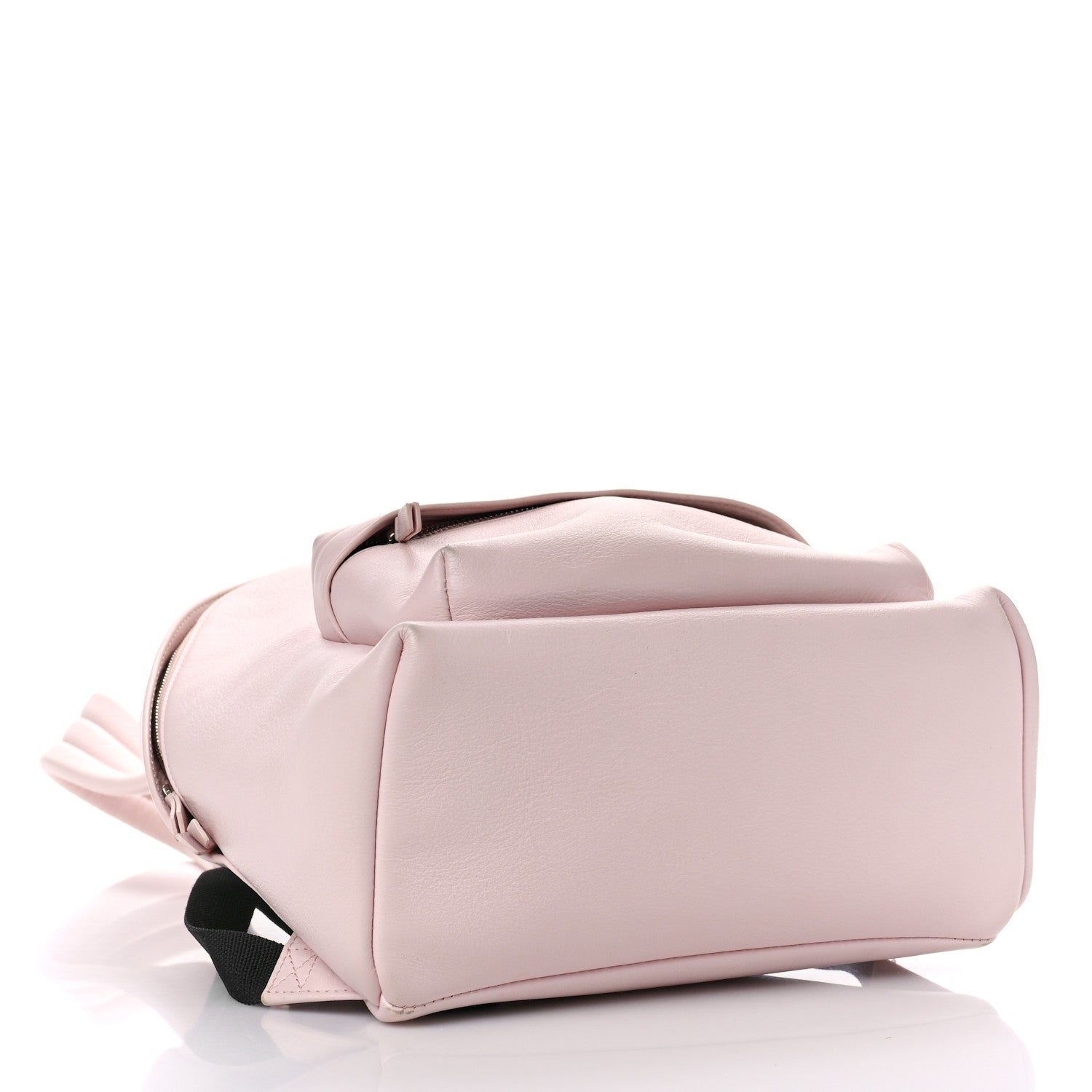 Balenciaga Smooth Calfskin Logo Small Everyday Backpack Light Rose Black 4 of 10
