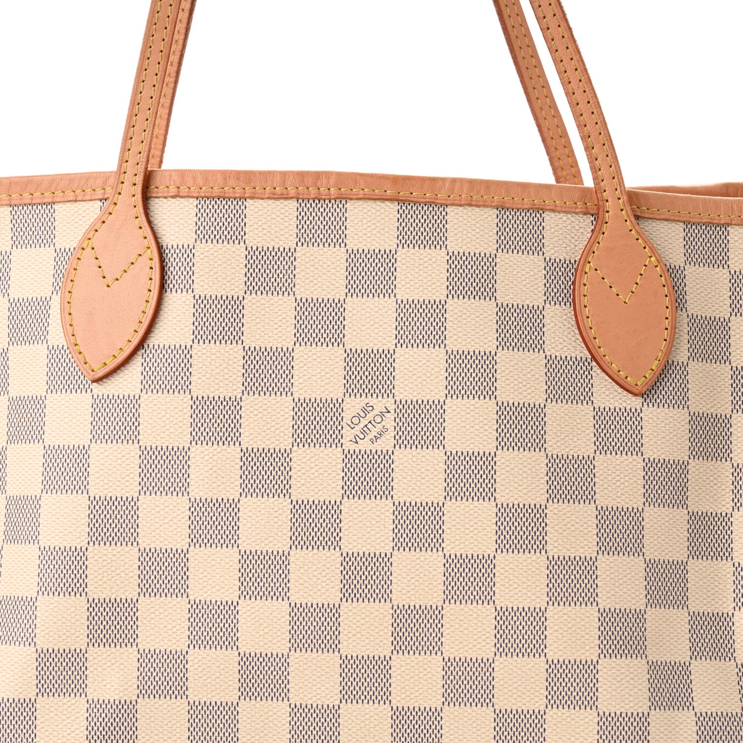 Damier Azur Neo Neverfull MM Rose Ballerine