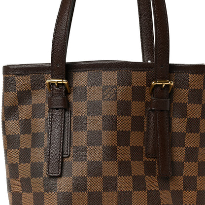 Louis Vuitton Damier Ebene Marais Bucket 23 8 of 10