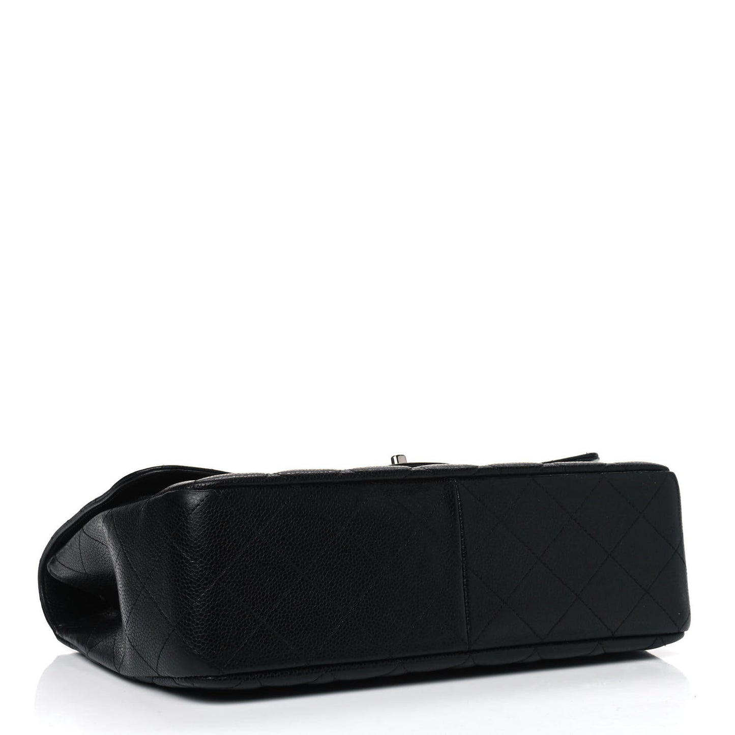 Caviar Quilted Jumbo Single Flap Black