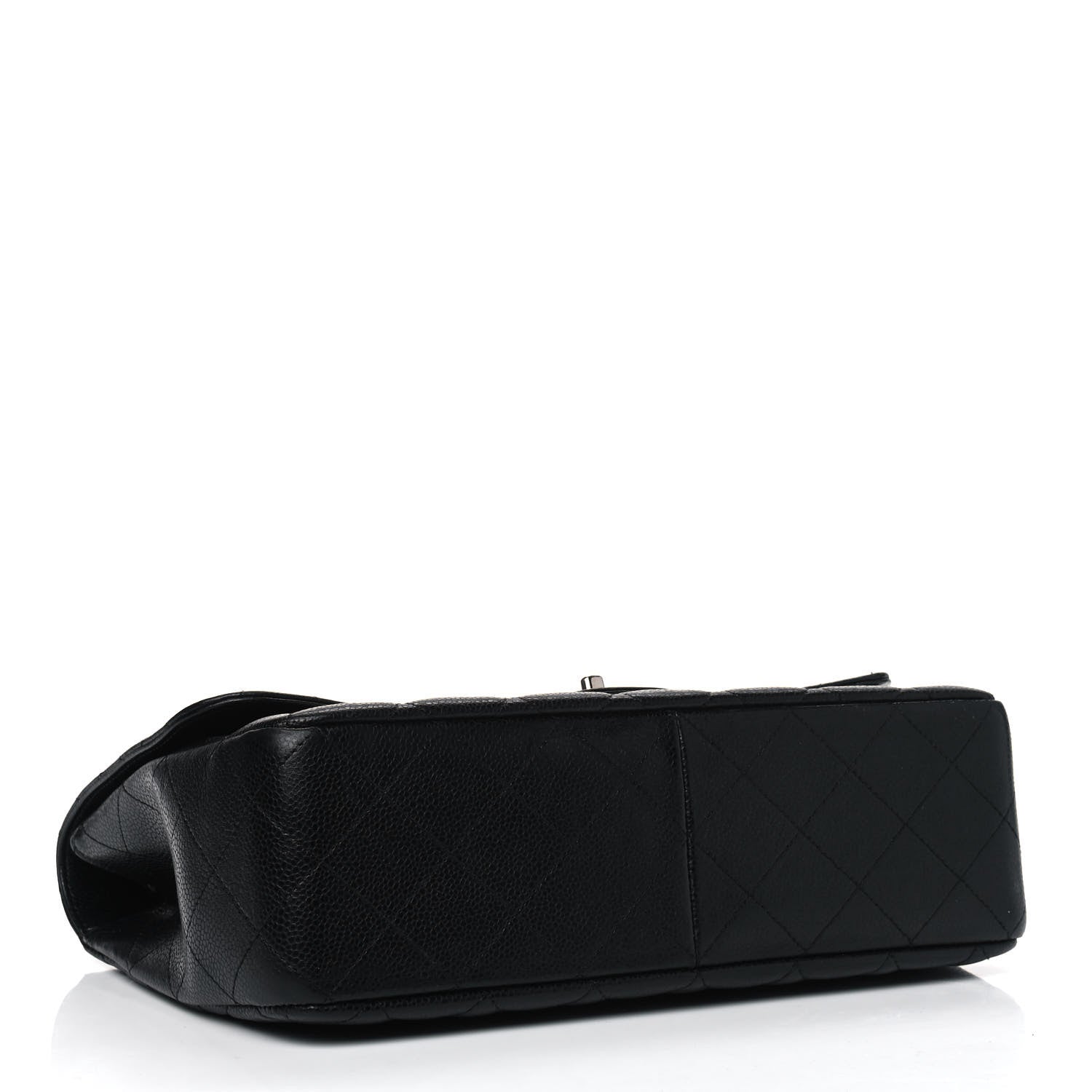 Chanel Caviar Quilted Jumbo Single Flap Black 3 of 9