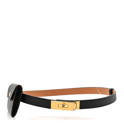 Hermes Epsom Kelly Pocket Belt Black 1 of 5