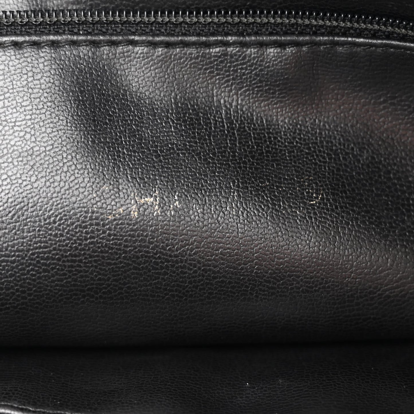 Lambskin Quilted Shopping Tote Black