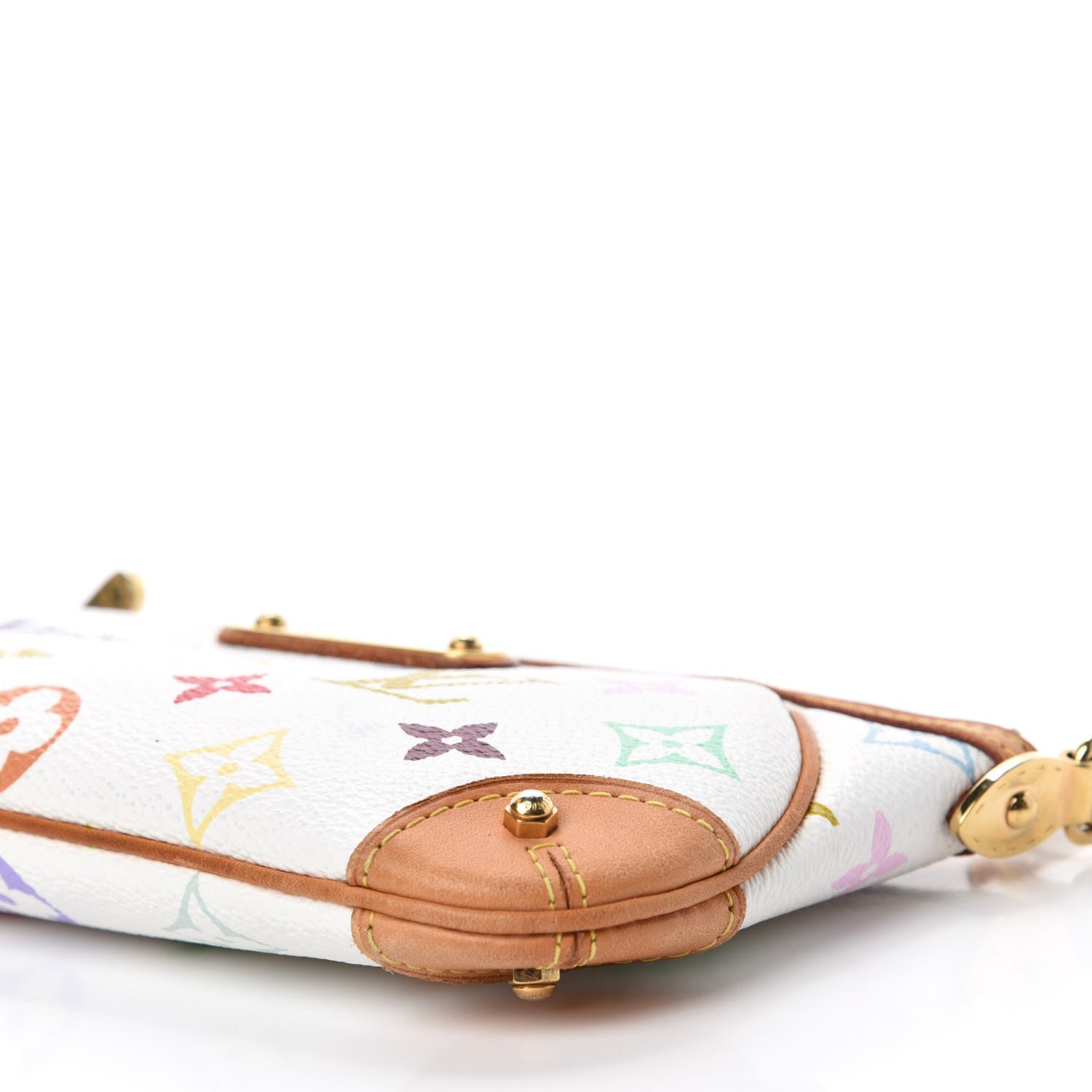 Louis Vuitton Monogram Multicolor Pochette Milla MM White 7 of 10
