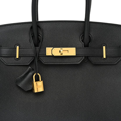 Hermes Epsom Birkin 30 Black 7 of 12