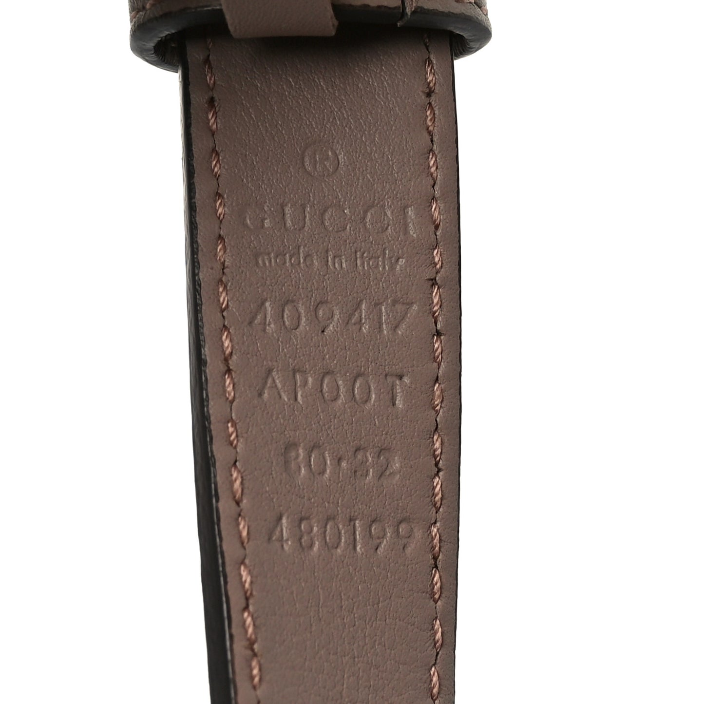 Calfskin Double G 20mm Belt 80 32 Porcelain Rose