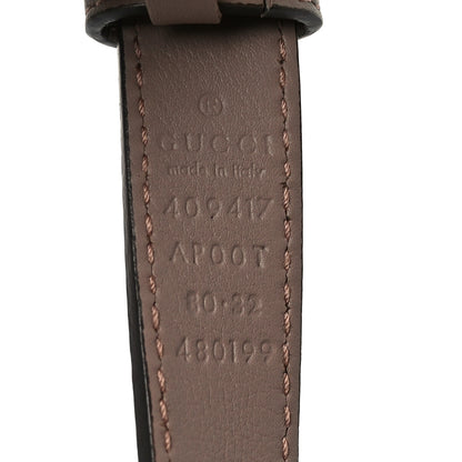 Gucci Calfskin Double G 20mm Belt 80 32 Porcelain Rose 4 of 4