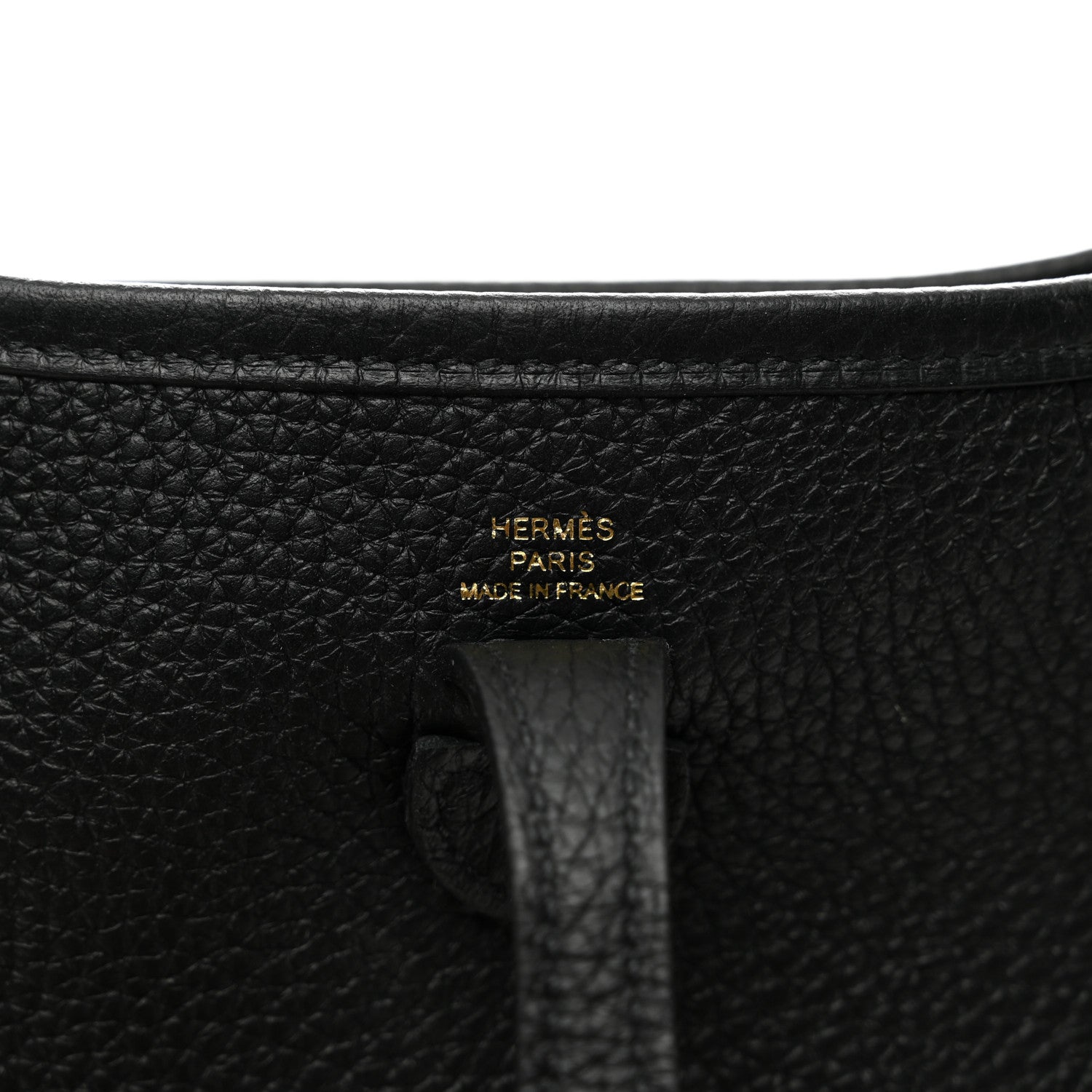Hermes Taurillon Clemence Evelyne TPM Black 7 of 9