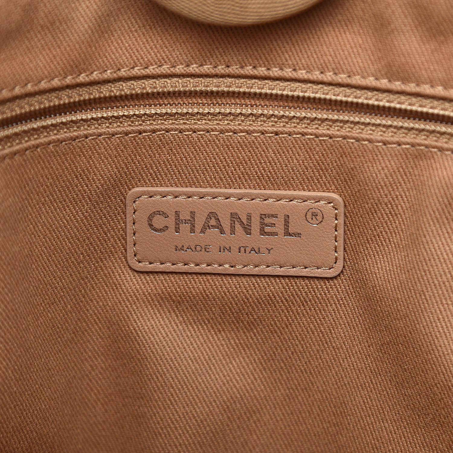 Chanel Canvas Small Deauville Tote Beige 6 of 11