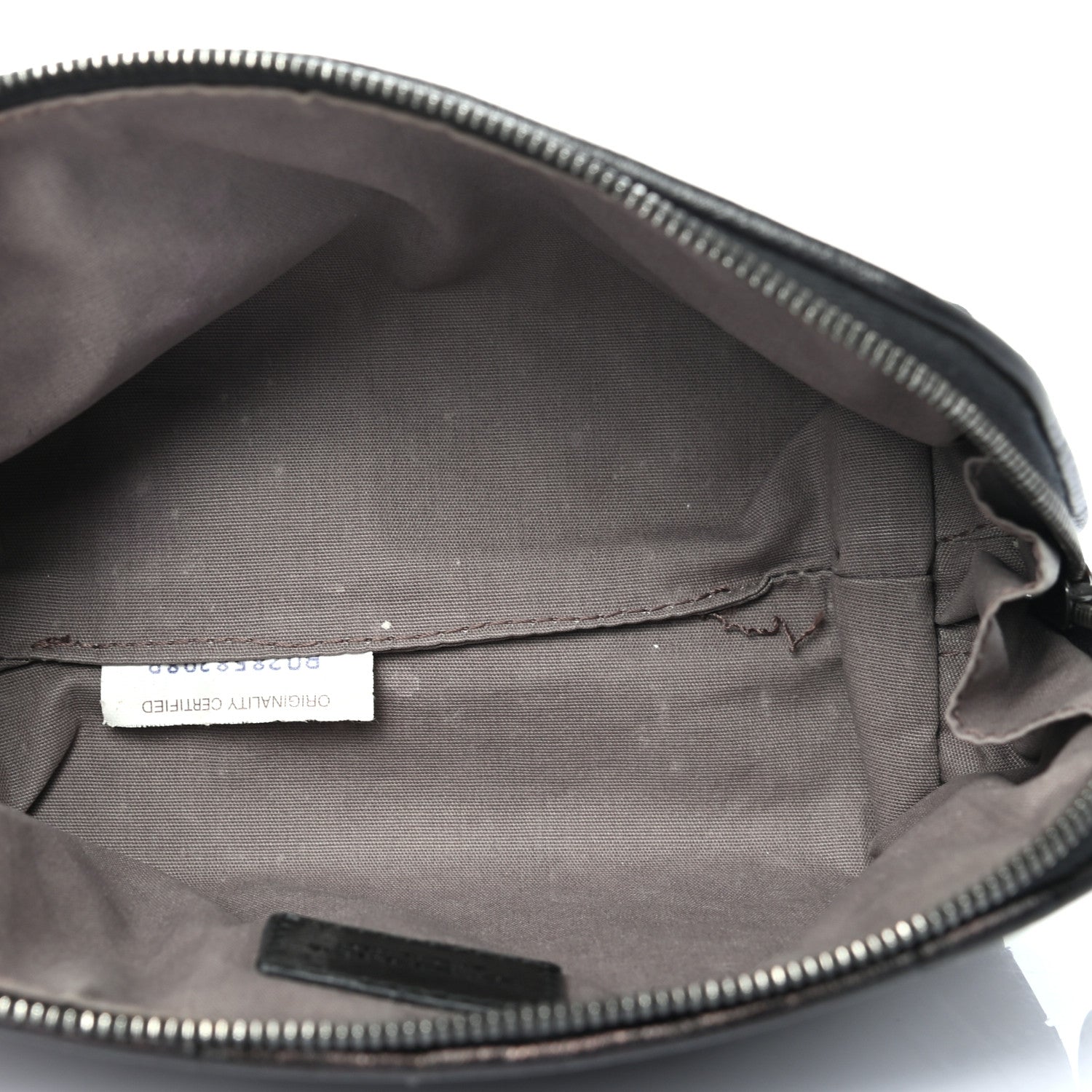 Bottega Veneta Nappa Intrecciato Small Cosmetic Pouch Black 7 of 7