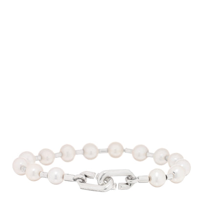 Tiffany Sterling Silver Pearl 7.5-8.5mm HardWear Bracelet 2 of 4