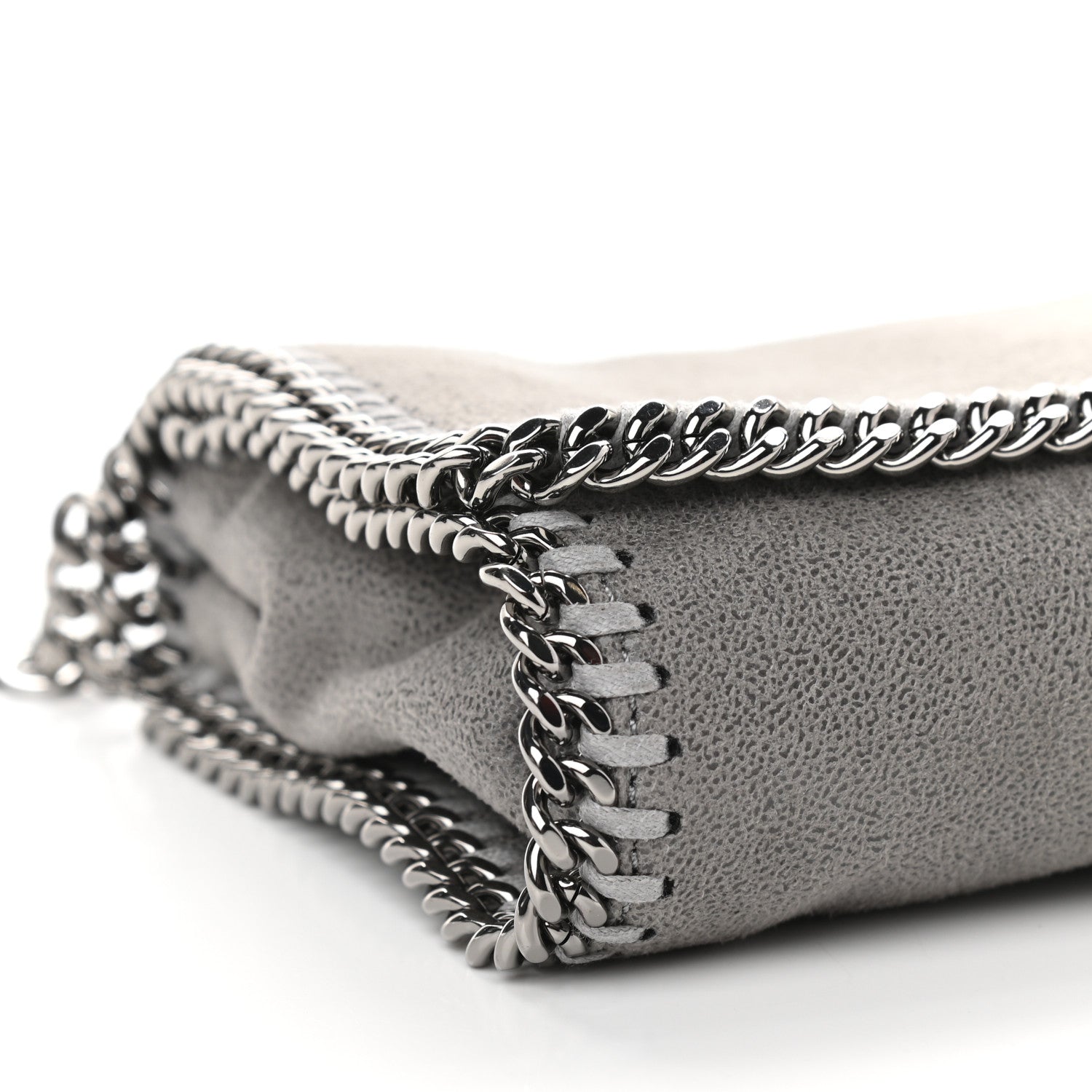 Stella McCartney Shaggy Deer Falabella Crossbody Bag Light Grey 8 of 9