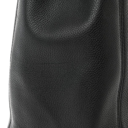 Chanel Calfskin Cerf Executive Shopper Tote Burgundy Black 12 of 15