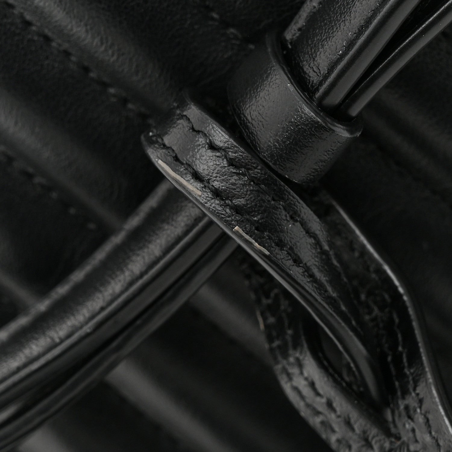 Saint Laurent Calfskin Matelasse Monogram Monochrome Lou Camera Bag Black 12 of 12