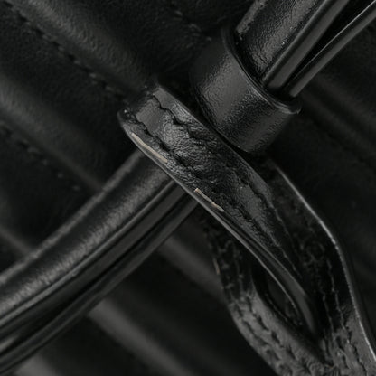 Saint Laurent Calfskin Matelasse Monogram Monochrome Lou Camera Bag Black 12 of 12