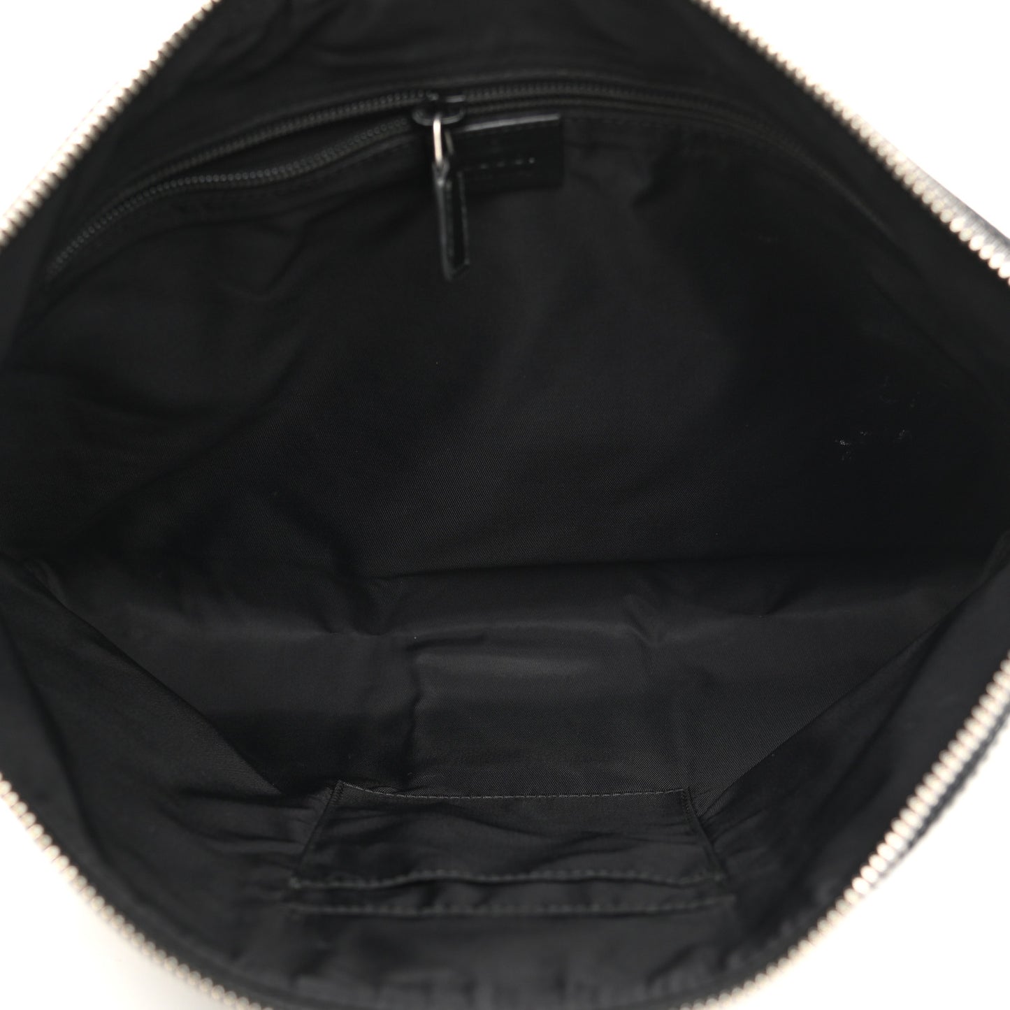 GG Supreme Monogram Calfskin Web Medium Flat Messenger Bag Beige Ebony Black