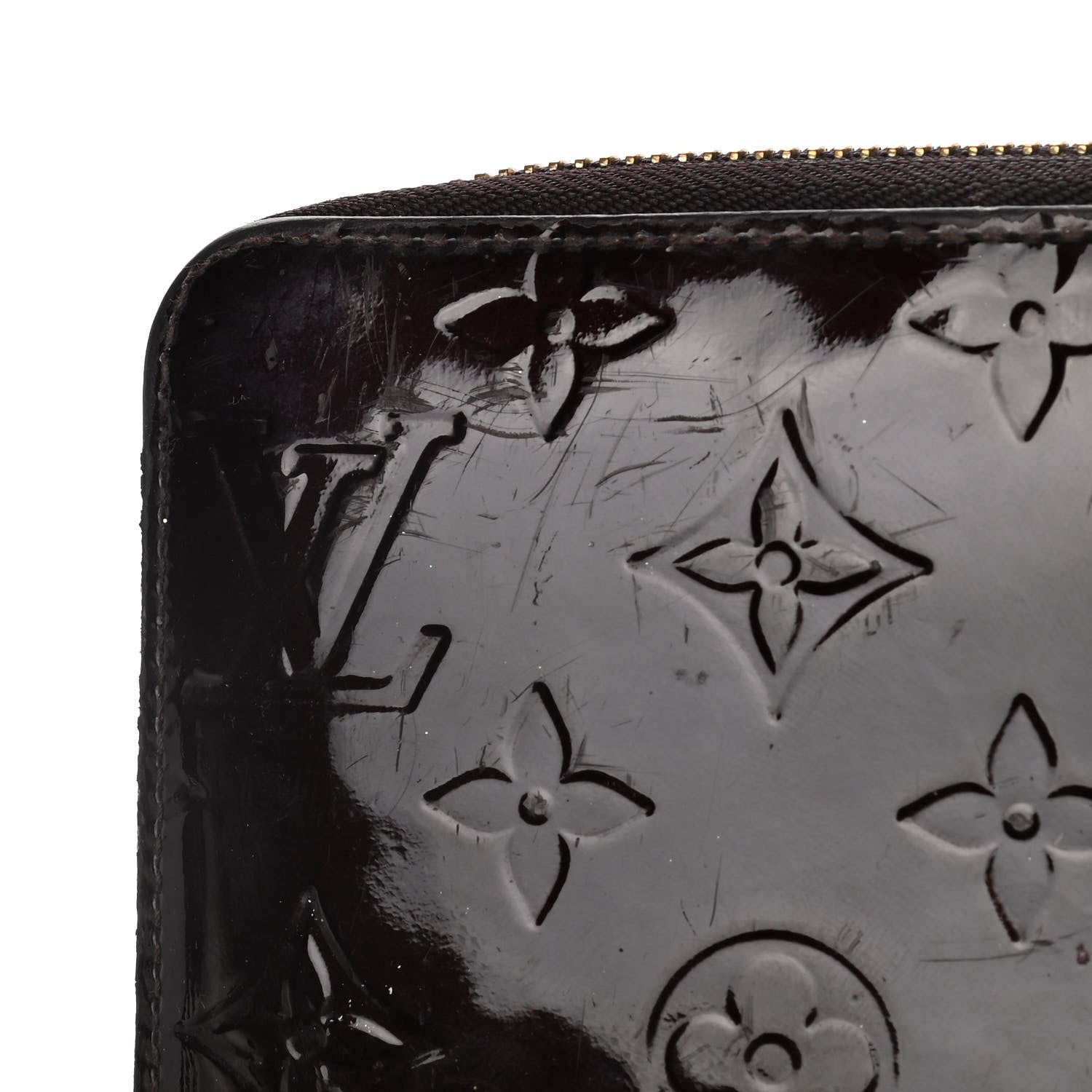 Louis Vuitton Vernis Zippy Wallet Amarante 10 of 11