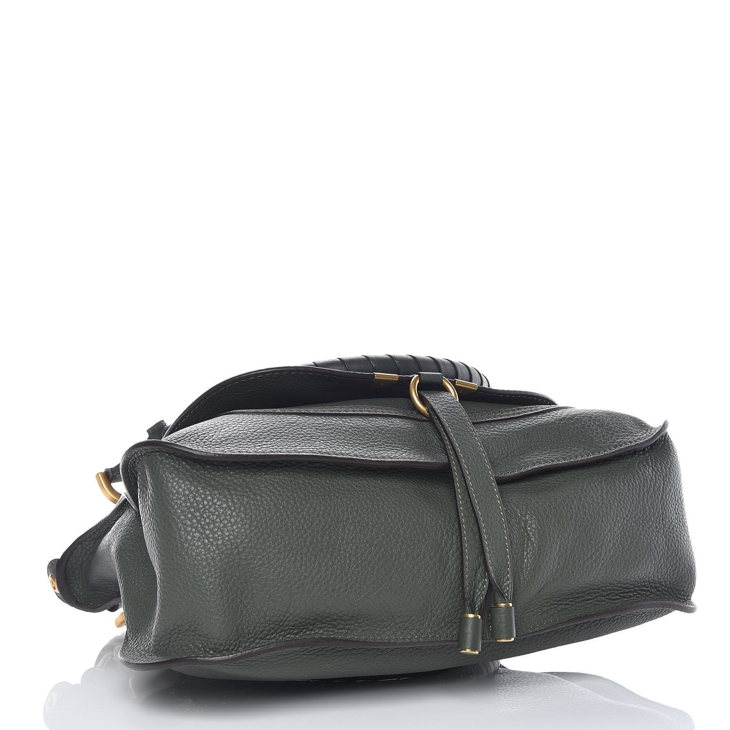 Chloe Calfskin Medium Marcie Satchel Midnight Green 5 of 10