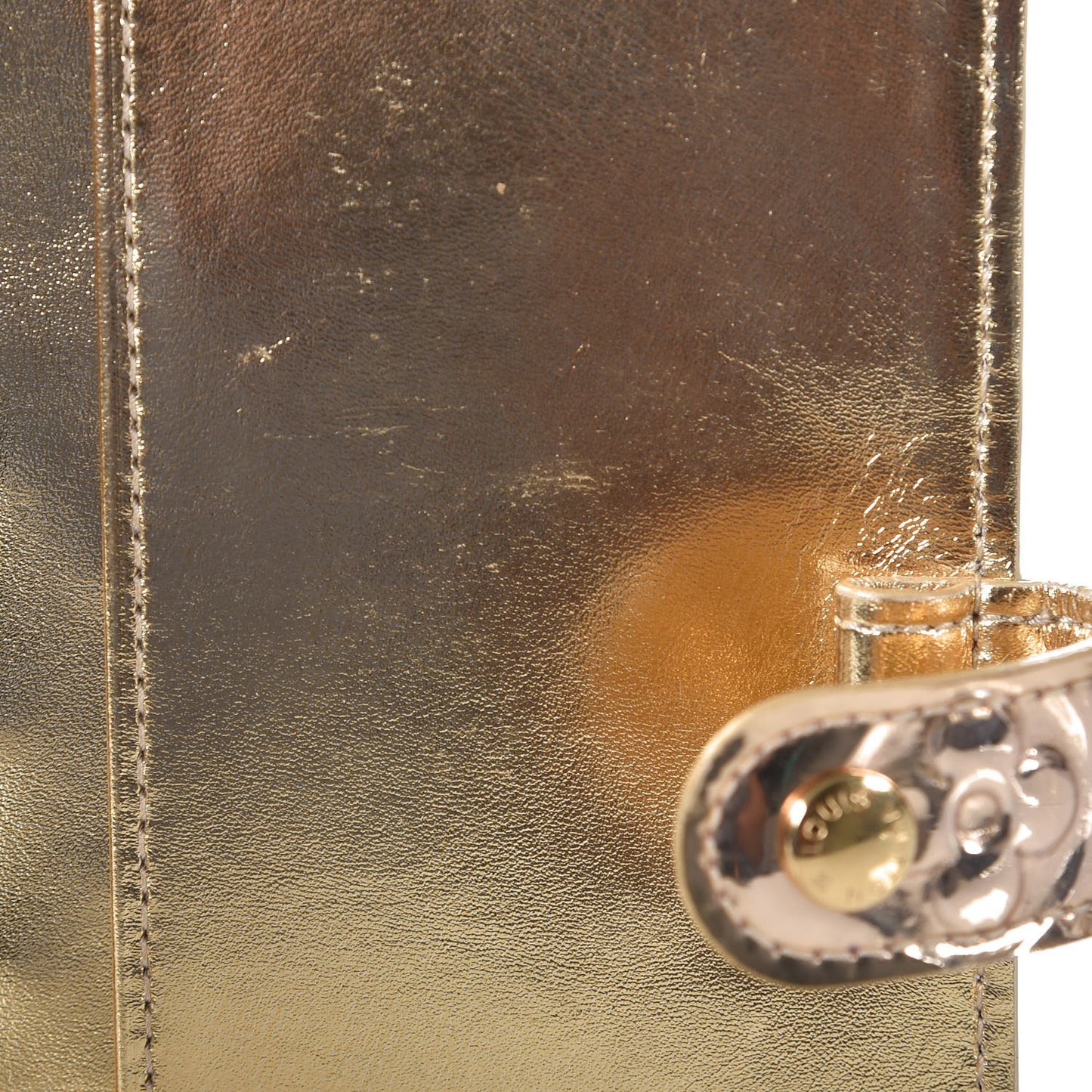 Monogram Miroir Small Ring Agenda Gold