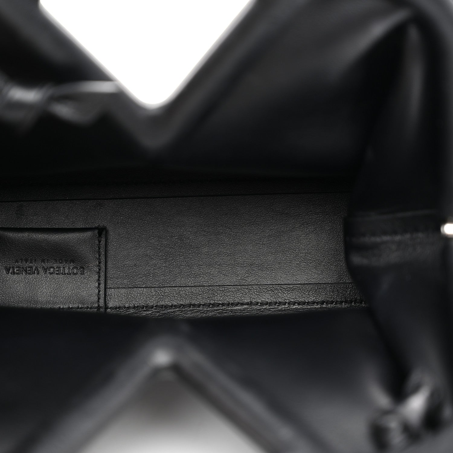 Bottega Veneta Calfskin Small The Point Triangle Bag Black 5 of 10