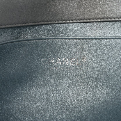 Chanel Lambskin Quilted Clutch With Chain Flap Grey 6 of 9