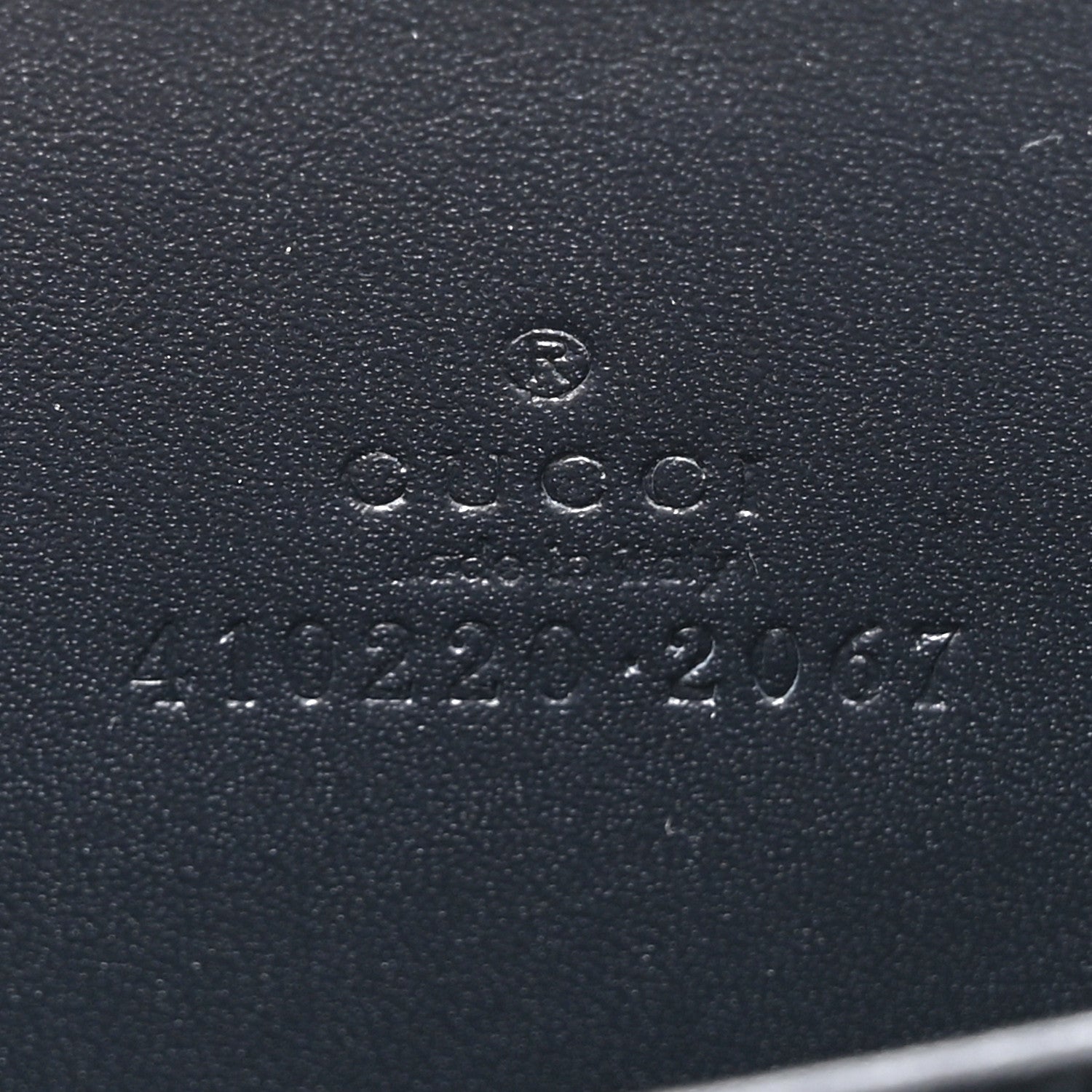 Gucci GG Supreme Monogram Blooms Zip Around Card Case Wallet Beige Blue Navy 6 of 7
